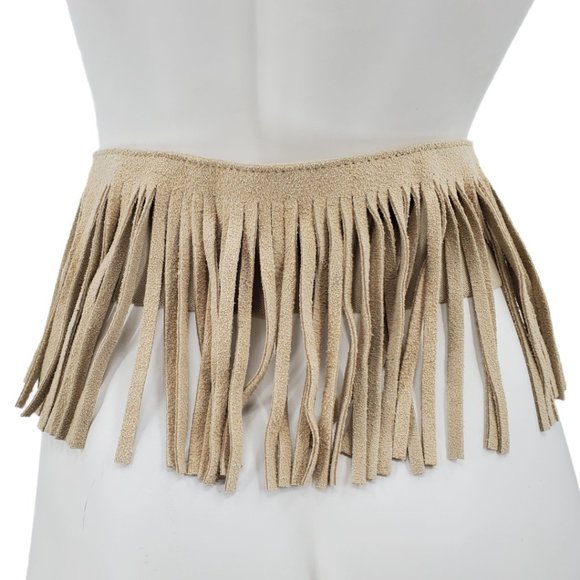 Lovestrength Accessories - Love Strength Genuine Sand Fringe Suede Jimmi Belt